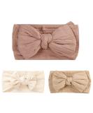Shop Eihi 3-Pack Baby Front Ligaments for Girls | Soft & Elastic Nylon Forehead Bands - Perfect Baby Photo Accessories - Buy Online on GoSupps.com