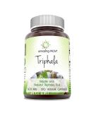Amazing India Triphala 500mg 120 Veggie Capsules Supplement - Non-GMO, Gluten Free - Made in USA with Natural Triphala Fruit - Buy Online on GoSupps.com