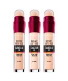 3-Pack Maybelline New York Liquid Concealer Age-Corrector - Colors 00 Ivory 02 Nude & 01 Light with Goji Berry & Haloxyl - Perfect for Flawless Skin - Buy Online on GoSupps.com