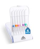 Waterpik Flosser Replacement Tips with Case - 6 Pieces | Compatible with Waterpik Oral Irrigator | Orthodontic Tips Included - Buy Online on GoSupps.com