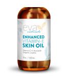 Vitamin E Skin Oil with Avocado & Jojoba - 2 Oz - Scars, Stretch Marks & Dark Spots Treatment - Hair and Face Serum by Eva Naturals - Buy Online on GoSupps.com
