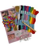 Fairy Hair Wrapping Kit - Girls Hair Accessories & Extensions | Hair Salon Styling Gifts for Girls | Festival & Party Hair for Women | Floss Wrapping DIY Kit - 10 Hair Wrap Set - Buy Online on GoSupps.com