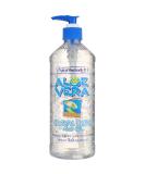 Fruit of the Earth Aloe Vera Crystal Clear Gel 20 oz - Pack of 3 | 100% Pure Aloe Gel - Buy Online on GoSupps.com