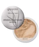 RD ALCHEMY Medium 100% Natural Organic Mineral Loose Powder SPF 40 - Lightweight Concealer Foundation for Flawless Natural Look - Talc, Bismuth, Oil Free - Buy Online on GoSupps.com