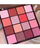 Yeweian Pink Red Eyeshadow Palette - 16 Colors Glitter Matte Blush Makeup, Waterproof Korean Eyeshadow Palette - Dark Pink Shades - Buy Online on GoSupps.com