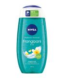 Nivea care shower Frangipani & Oil (250 ml) refreshing shower gel with care oil beads pampering shower with a delicate Frangipani fragrance 250 ml (1 Pack) Frangipani & Oil - Buy Online on GoSupps.com