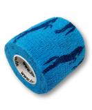 Lisacare Horse Accessories | 12 Rolls Velcro Cohesive Wrap - Self-Adhering Elastic - Wide Selection of Colors & Motifs for Pets & Horses (Blue) - Buy Online on GoSupps.com