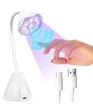 ANRUI Smart Sensor 27W UV Lamp for Gel Nails - Portable Mini Nail Lamp for DIY at Home & Salon White - Buy Online on GoSupps.com