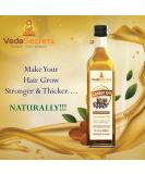 VedaSecrets 100% Pure Cold Pressed Castor Oil - 16fl oz - Unrefined for Hair Growth, Thick Eyelashes & Eyebrows, Dry Skin Healing - Hair Care, Joint, and Muscle Pain Relief - Buy Online on GoSupps.com