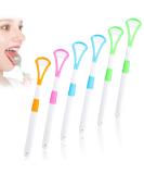 6-Piece 2-in-1 Tongue Cleaner Set for Adults & Kids | Soft Tongue Scraper for Oral Hygiene & Fresh Breath | Bad Breath Eliminator - Buy Online on GoSupps.com