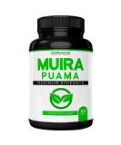 Muira Puama Root Extract 1000mg Capsules for Men and Women - 60 Count - Premium Quality - Gluten Free, Non-GMO, USA Made - Tested for Potency & Purity - Buy Online on GoSupps.com