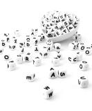 104PCS Square Silicone Alphabet Beads 12MM for DIY Jewelry Making | Weekjoey - Buy Online on GoSupps.com
