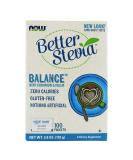 Now Foods Better Stevia Balance with Chromium & Inulin - 100 Packets (1.1g) | Sugar Alternative - Buy Online on GoSupps.com
