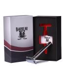 Handmade Barbear Razor Plane | Premium Stainless Steel | Chrome Gloss Finish | Precision Wet Shave for Men | Dual-Sided Blade for Sharp Results - Buy Online on GoSupps.com