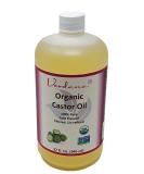 Verdana Organic Castor Oil - USDA Certified, Cold Pressed, Unrefined, 100% Pure & Hexane Free - 32 Fl Oz - Buy Online on GoSupps.com