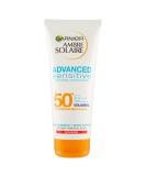 GARNIER Ambre Solaire SPF 50 Advanced Sensitive Sunscreen Cream 200ml - Buy Solar Products Online for Ultimate Skin Protection - Buy Online on GoSupps.com