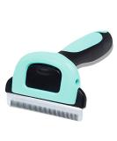 SunGrow Deshedding Brush for Short-Haired Pets - 2.5 Stainless Steel Blade Comb for Dogs, Cats, Puppies, Kittens, and Small Animals - Grooming Tool for Shedding Control - Buy Online on GoSupps.com