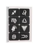 Shop Reusable Stencils - 99 Waterproof Body Art Patterns for Women & Kids | Perfect for Parties - Buy Online on GoSupps.com