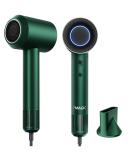 7MAGIC High-Speed Hair Dryer - 110 000RPM Motor Low Noise 1400W Ionic Travel & Home Magnetic Nozzle Tri-Colour LED - Green Deep Green - Buy Online on GoSupps.com