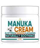 Premium Manuka Honey Cream for Face & Body - Soothing Eczema Lotion with Aloe Vera & Lavender Non-Greasy for All Skin Types - 4 OZ - Buy Online on GoSupps.com