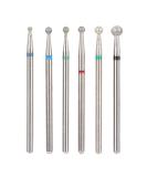 6Pcs Stainless Steel Nail Drill Bit Set for Manicure Accessories - Nail Art File Bits Tools (#3) - Buy Online on GoSupps.com
