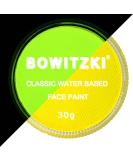 Bowitzki 30g Professional Face Paint Body Paint Water Based Face painting Makeup Safe for Kids and Adults Split Cake Single Color Halloween Christmas (Neon Yellow) - Buy Online on GoSupps.com