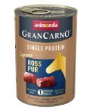Animonda Gran Carno Adult Superfoods Wet Dog Food - Pure Ross 6 x 400g | Premium Nutrition for Dogs - Buy Online on GoSupps.com