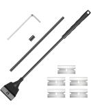 Stainless Steel Aquarium Algae Scraper Cleaner Tool Kit - 21.65 Inch Long Handheld Cleaning Tool for Fish Tank - Remove Thick Residue with 5 Blades - Ideal for Fish, Reef, and Plant Glass Tanks - Buy Online on GoSupps.com
