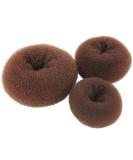 Shop Tininna 3-Piece Women's Hair Chignon Bun Donut Shapers Knot Ring Dutt Pillows and Rollers Eco-Friendly Disposable Packaging - Buy Online on GoSupps.com