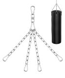 Buy QWORK 4-Stranded Punching Bag Suspension Chain - Durable Stainless Steel 50cm Length 360 Rotation 70kg Capacity - Ideal for Boxing Bags - Buy Online on GoSupps.com