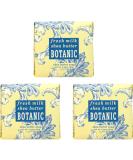 Greenwich Bay Spa Soap with Shea Butter, Cocoa Butter, Loofah, and Apricot Seed - 6.35 Ounce (3 Pack), Fresh Milk Scent - Paraben and Sulfate Free - Buy Online on GoSupps.com