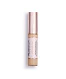 Makeup Revolution Conceal and Hydrate Concealer C12.2 - Full Coverage & Matte Finish (0.7 Fl Oz) - Vegan & Cruelty-Free | Medium/Dark Skin Tones - Buy Online on GoSupps.com