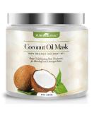 Alayna Pure Organic Coconut Oil Hair Mask - Hydrating Treatment for Natural Hair Growth - Repairs Dry & Damaged Hair - 8 oz - Buy Online on GoSupps.com