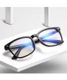 DripShip DRIP Blue Light Blocking Glasses | Computer Gaming & Anti-Eyestrain Protection - Retro Vintage Fashion Black - Buy Online on GoSupps.com