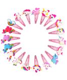 tiopeia 20 PCS Unicorn Hair Clips Cute Unicorn Hair Barrettes Cartoon Hairpins for Kids Girls Children - Buy Online on GoSupps.com