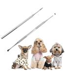 Symphonyw Stainless Steel Dog Calculus Remover - 2PCS Dental Teeth Cleaning Tools - Buy Online on GoSupps.com