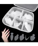 60-Piece Self-Adhesive French Nails Template - DIY Manicure Tips Polygel & Nail Sticker Stencils | Perfect for Easy Nail Art Decoration - Buy Online on GoSupps.com