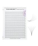 Nagaraku 5D Eyelash Extensions - 320pcs Premade Fans 0.07mm C Curl 10mm - International Shipping Available - Buy Online on GoSupps.com