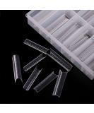 enForten 120PCS Dual Nail Forms C Curve U Shape Nail Gel Nail tips Acrylic Nail System Forms Clear Fake Nail Molds 12 Sizes with Scale C/U Shape - Buy Online on GoSupps.com