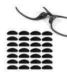 12 Pairs D-Shaped Anti-Slip Silicone Glue Nose Pads for Glasses & Sunglasses - Soft & Comfortable 16mm Stick-On Solution - Buy Online on GoSupps.com