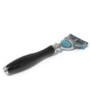 G.B.S Men's Shaving Razor - Sleek Handle Compatible with 5 Blade Razor Blades Black | International Shipping Available - Buy Online on GoSupps.com