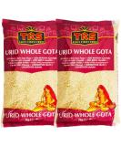 TRS Urid Whole Gota | 2KG | Urid Gota Whole | Urad dal | High Fibre | High Protein | Natural | Gluten Friendly | Indian Origin (Pack of 2) - Buy Online on GoSupps.com