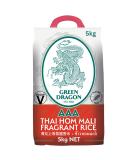 Green Dragon Thai Fragrant Jasmine Rice 5KG | Thai Hom Mali | AAA | Premium Rice | White Rice | Chinese Ingredients | Chinese Asian Cooking | 5KG - Buy Online on GoSupps.com