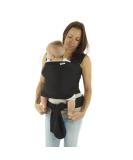 Baby Sling Wrap Carrier | 3 Positions | Newborn to 35 lbs | 95% Cotton 5% Spandex - Black - Buy Online on GoSupps.com