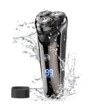 Buy Head Shaver for Men - Waterproof Electric Razor Powerful Rotary Wet/Dry Grooming Rechargeable Beard Shaving - Buy Online on GoSupps.com