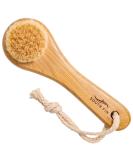 FRCOLOR Exfoliating Face Brush - Bamboo Cleansing Scrubber for Glowing Skin Reduces Flaking & Fine Lines - International Shipping Available - Buy Online on GoSupps.com