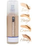 Dermacia PRO Breathable Foundation (Ivory) - Dr. Recommended, Hypoallergenic, Long Lasting, Lightweight Makeup for Sensitive Skin, Acne, Rosacea - Made in USA - Buy Online on GoSupps.com