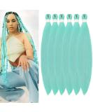 YDDM 32-Inch PRE Stretched Braiding Hair Extensions - 6 Packs Mint Jumbo Braids | Art Hair for Braids - Buy Online on GoSupps.com