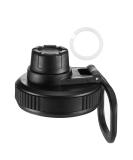 Hydro Flask Wide Mouth Spout Lid - Replacement Chug Lid with Big Handle - BPA-Free - Black - Buy Online on GoSupps.com