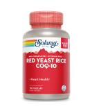 Solaray Red Yeast Rice Plus CoQ-10 & No-Flush Niacin Vitamin B-3, 60 Day Money Back Guarantee, 100 Servings, 100 VegCaps 100 Count (Pack of 1) - Buy Online on GoSupps.com